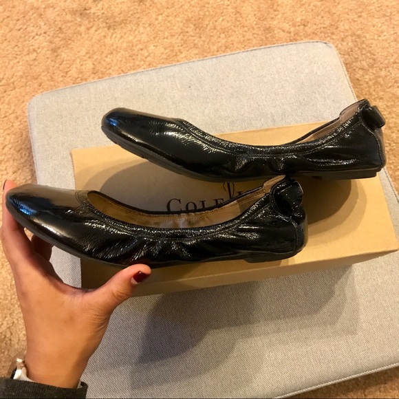 cole haan bow flats